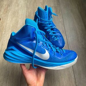 Mens Blue Nike Basketball Shoes